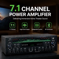 AV-5800 PRO 7.1 Channel Bluetooth Fever Subwoofer with Coaxial Optical Fiber Input Power Amplifier