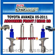 KYB RS ULTRA TOYOTA AVANZA 1.3 ( 2005-2012 ) ABSORBER FRONT AND REAR 1SET=4PCS KYB HEAVY DUTY ORIGINAL SUSPENSION