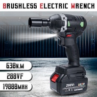 288VF 1/2  Impact Wrench Brushless Cordless Electric Torque Wrench Drill Tool Torque