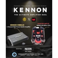KENNON 1 CHANNEL HIGH POWER AMPLIFIER + MONSTER AMP KIT M600K-08.2