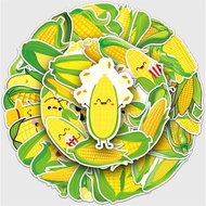 50 Piece Funny Cartoon Corn emoji Stickers Waterproof DIY For Phones Laptop Car Sticker Creative Hom