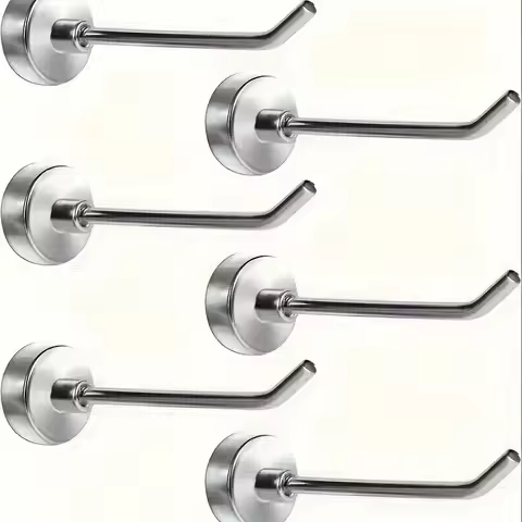 5pcs Magnetic Hook, Heavy Duty Magnet Hook, Magnetic Cruise Hook Hanging, Large Metal Magnetic Hook,