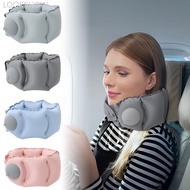LOOKSHOW Neck Compression Inflatable U-shaped Pillow Portable Neck Pillow Compact Easy To Store Trav