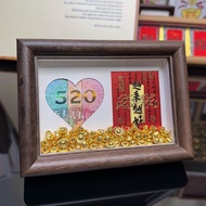 生日纪念日礼物玻璃款收藏框送男女朋友520礼物纪念创意礼物