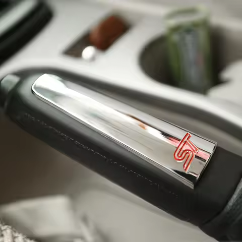 1 Piece ABS Chrome Car Hand Brake Protection Trim Handbrake Decoration Cover Sticker for Ford Focus 