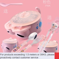 LP-8 From China🧼QM 316Stainless Steel Bowl Children's Water Injection Thermal Insulation Bowl Anti-Scald Insulation Baby