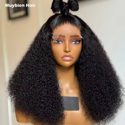 Double Drawn Pixie Curls 5by5 Lace Closure Glueless Wig Human Hair 13x4 HD Lace Frontal Jerry Curls 