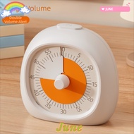 JUNE1 Visual Timer, 60 Minute Silent Countdown Timer, Useful Plastic Focus Aid Study Timer Kids Stud
