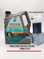 Petronas Syntium 800 10W40 Semi Synthetic SN/CF Engine Oil 4L with Proton Oil Filter