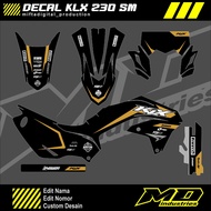 Klx 230 SM Decal Minimalist Design KLX Sticker KLX Striping Decal