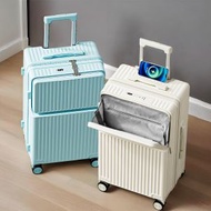 RL DEPARTMENT STORE - 28吋前開口行李箱，多功能高顏值耐用拉桿密碼箱，旅行箱