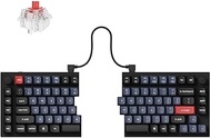 Keychron Q11 QMK/VIA TKL Split Keyboard Ergonomic, 91 Keys 75% Layout Wired Mechanical Gaming Keyboa