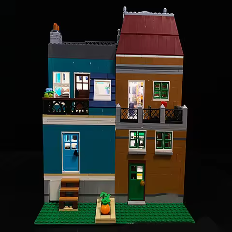 BRIXSPARK DIY LED Lights Kit Compatible with Lego 10270 Bookshop MOC Building Blocks, Model Bricks N