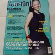 Majalah Wanita Kartini September 2014 cover model Gita Gutawa