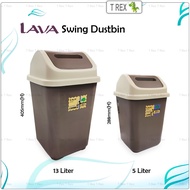 LAVA Swing Top Dustbin / Waste Bin / Flip Top Bin / Tong Sampah / Trash Bin / Swing Garbage Bin Dust