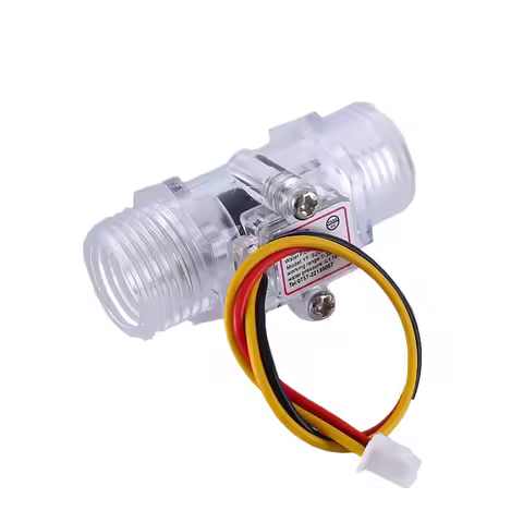 Transparent Flowmeter YF-201C Water Flow Sensor Turbine Flowmeter 4-point Flow Sensor