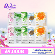 JKOSMEC Combo 10 Mask: Mặt Nạ Jkosmec Tinh Chất Cấp Ẩm Chuyên Sâu Ultimate Hydrating Essence Mask 25