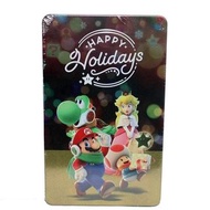全新2021冬季特典官方超級馬里奧兄弟任天堂Switch NS快樂假日聖誕特典贈品SteelBook鐵盒