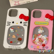 Realme C53 C55 C67 C35 C15 C65 C21Y C2 C63 C25Y C11 C20 C1 C21 C33 Case Sweet HelloKitty Bow 3D Doll