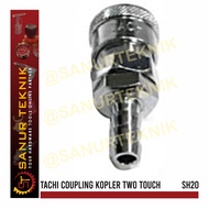 TACHI SH20 SH 20 SH-20 Quick Coupler Coupling Coupler Two Touch
