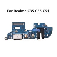 Charging Port Board For Realme C35 C55  C51 Phone USB Charging Dock Replacement Part