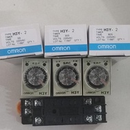 MINI Timer Omron H3Y-2 / H3Y2 Delay Timer Relay 5S 30S 60S + socket