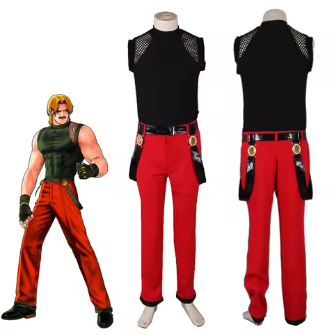 Rugal Cosplay Costumes Anime KOF 98 Fighting Uniform Halloween Carnival Dressing For Men