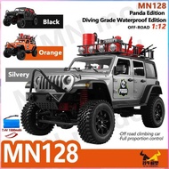 MN128 1/12 Jeep Model 2.4G Remote Control LED Light 4X4 Off Road 4WD Climbing RC Truck Electric Toy 