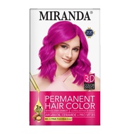 MIRANDA  MC5 warna pink fuchsia hair color inai rambut