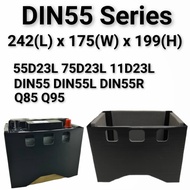 DIN55 DIN55L DIN55R Q85 Q95 55D23L 75D23L 115D23L CAR BATTERY PROTECTION COVER / BATTERY COVER