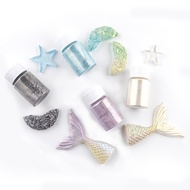 Mermaid Ji Polarized Powder Pearl Epoxy Dyed Mica DIY Filling Mica Powder