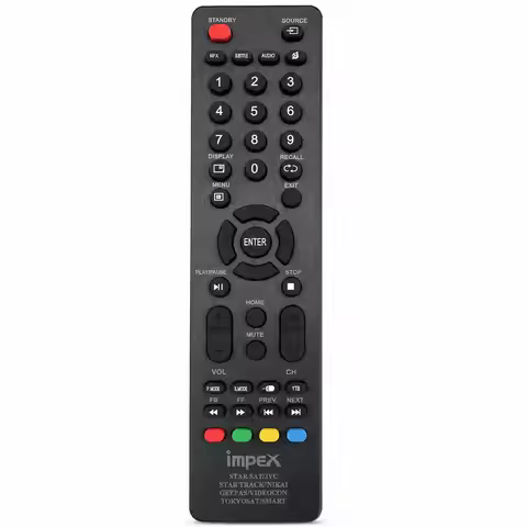 Replacement Remote Control Compatible With Impex STAR TRACK STARLIFE SAT JVC Geepas VIDEOCON Tokyosa