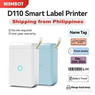 Niimbot D110 D11 Label Printer Portable Bluetooth Thermal Printer Inkless 12-15mm Thermal Sticker