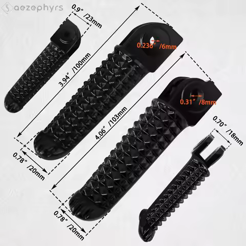 Motorcycle accessories front and rear foot pedals rider passenger foot pedals suitable for Yamaha YZ