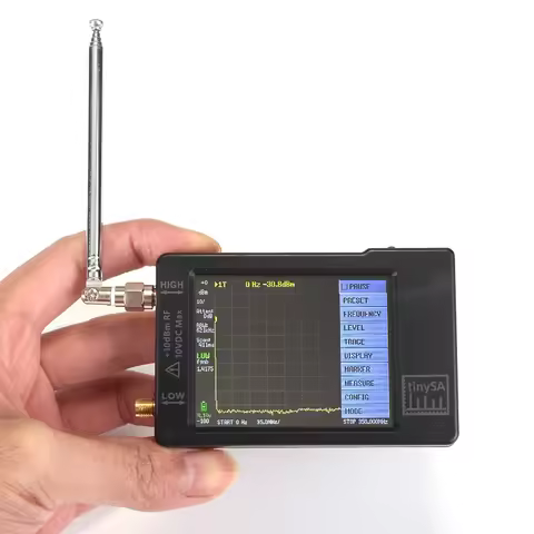 Original by Hugen Version TinySA 2.8 inch Display 100kHz to 960MHz Hand held Tiny Spectrum Analyzer 