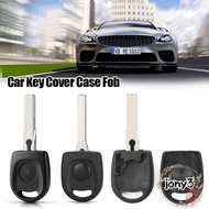 JONY Transponder Key, Uncut Blade Blank Key Car Key Shell, Durable ABS HU66 HU162T Blade Car Key  fo