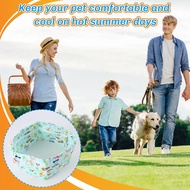 Dog Cooling Collar Pet Cooling Ice Apron Cat Bib Kitten Puppy Cool Clothes Ice Scarf Heatstroke Pet 
