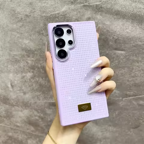 Luxury Girl Diamond Bling Glitter Phone Case for Samsung Galaxy S25 Ultra S24 S23 FE S22 S21 Plus A5