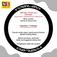 YOELEO Profile 5cm Rim Cutting Sticker - Road Bike MTB Fixie Wheelset
