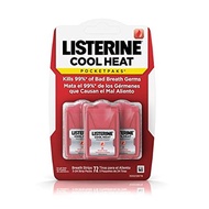 ▶$1 Shop Coupon◀  Listerine Cool Heat Pocketpaks Breath Strips for Oral Care, Kills Bad Breath Germs