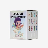 🌈🔥พร้อมส่ง🔥POP MART [ขายแยกตัว] POPMART Molly x Ins EROSION MOLLY COSTUME Series Blind Box ของแท้-ใหม่ เปิดกล่องเช็คการ์ด