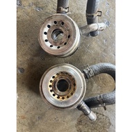 Honda H22 engine oil cooler housing engine motor OEM