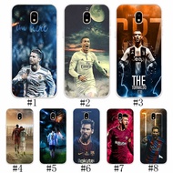 Samsung Galaxy J3 Pro J5 Pro J7 Pro 2017 Silicone Phone Case Cover C.Ronaldo Messi Patterned Soft TP