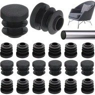 10 Black Plastic Tube End Caps, Furniture Tube Plugs, Metal Tube Circular Tube Plugs, Plastic Circul