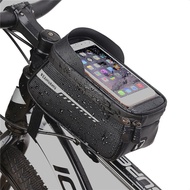Bicycle Bag Phone Mount Waterproof Cycling Tube Mountain Bike Foldable Bike Handlebar Bicycle Pouch