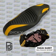 Cover Jok Seat Pelindung Jok Motor (Pakai Karet) Model Lipan Yamaha Nmax Aerox Honda Pcx