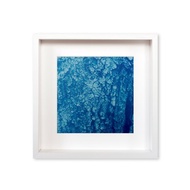 【攝影藝術】藍色攝影掛畫/樹皮掛畫/房間佈置/木框/簡約風格