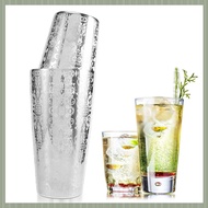 (QJWR) Cocktail Shaker Boston Shaker 304 Stainless Steel Barra De Ferramentas Engraving Design Bosto