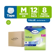 Tena Value Unisex Adult Diapers M - Case