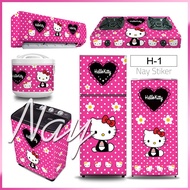 ∈☑Mesin Refrigerator Sticker 1 &amp; 2 Doors, Stove, Washing Machine, Magicom Hello Kitty Dispenser 02